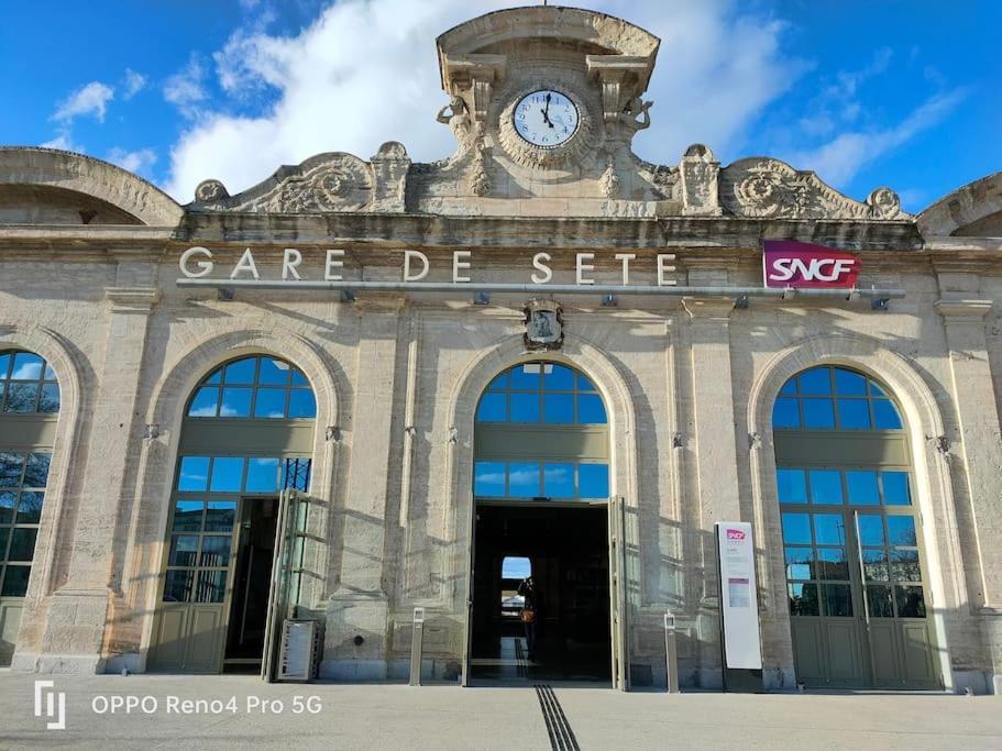 Grand T2 Esprit Loft Coeur De Ville Sète Exteriér fotografie